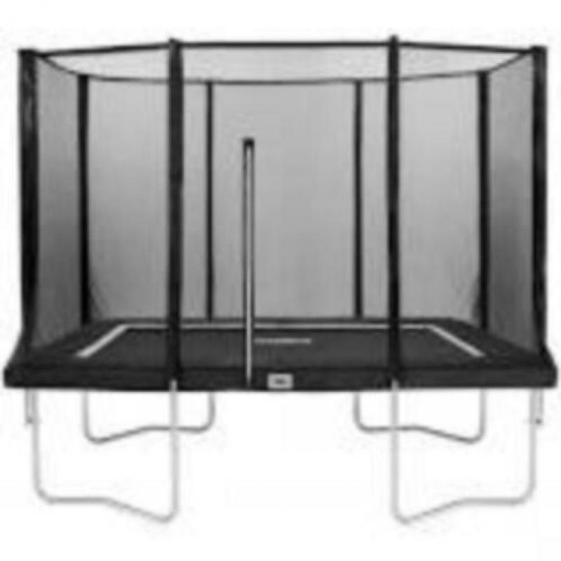 SALTA RECHTHOEKIGE TRAMPOLINE 153x 213 zwart +net+€229