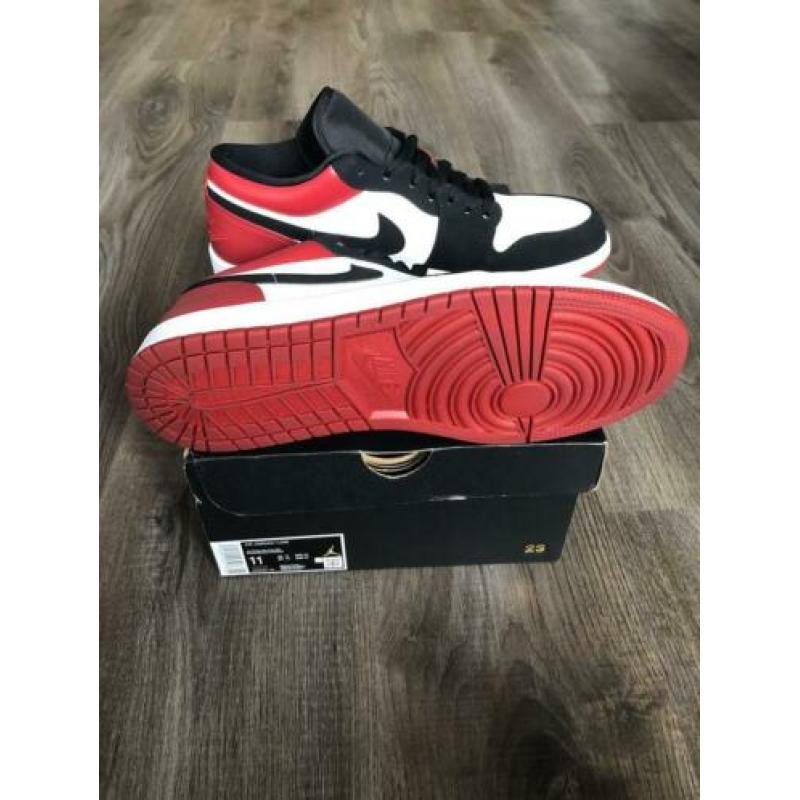 Nike Air Jordan 1 Low Black Toe 45