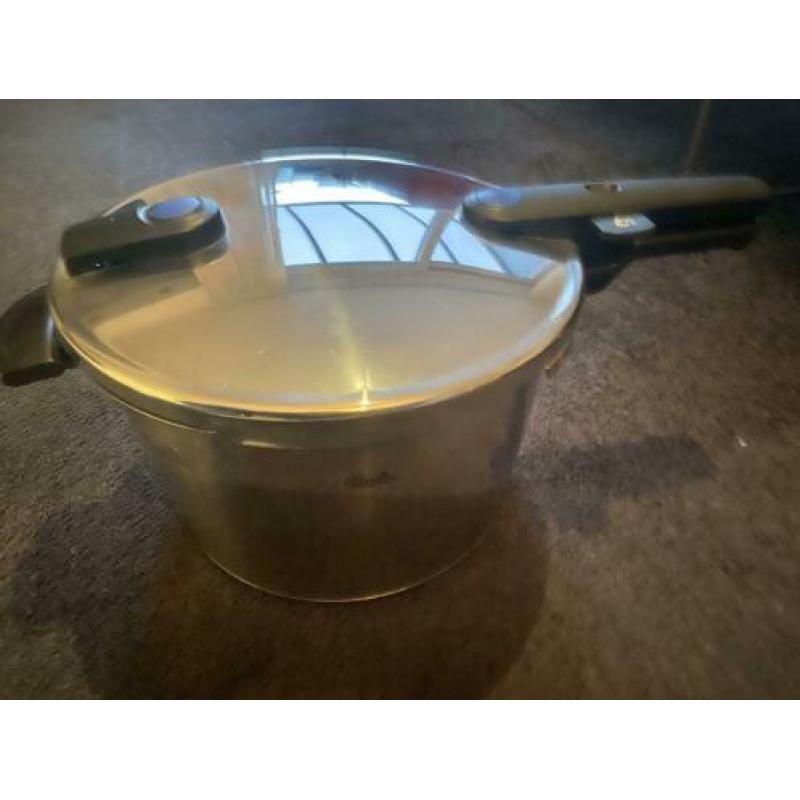 Fissler snelkookpan 8 liter z.g.a.n.