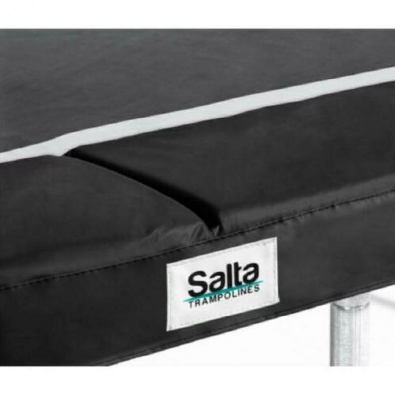 SALTA RECHTHOEKIGE TRAMPOLINE 153x 213 zwart +net+€229