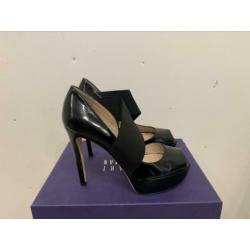 Te koop nieuwe zwarte Stuart Weitzman heels maat 37.5