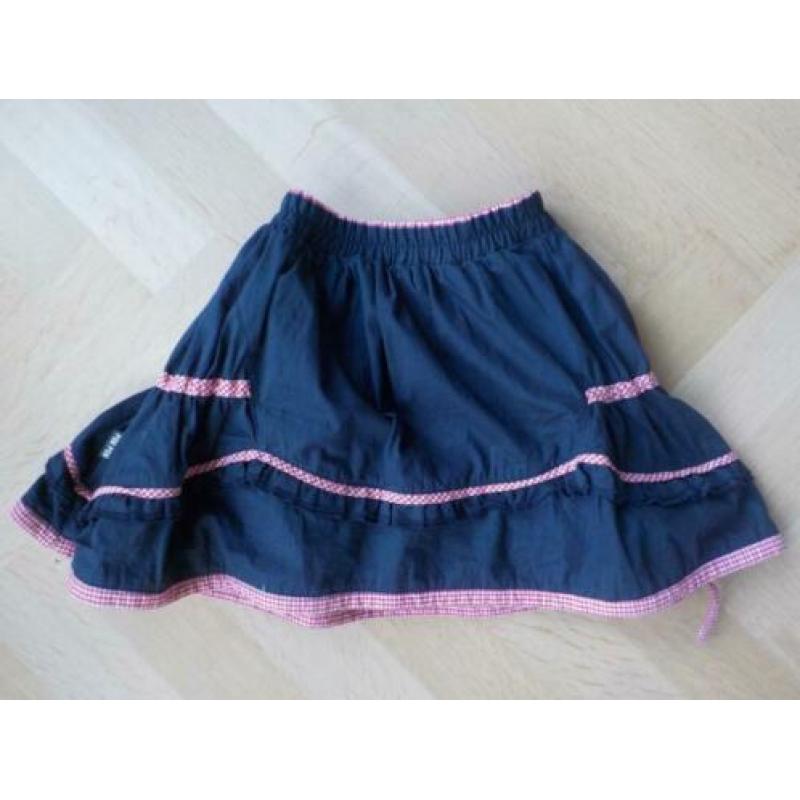 ZGAN Pom Pom rok donkerblauw maat 104