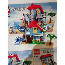 Lego creator huis 7346 met doos en boekjes