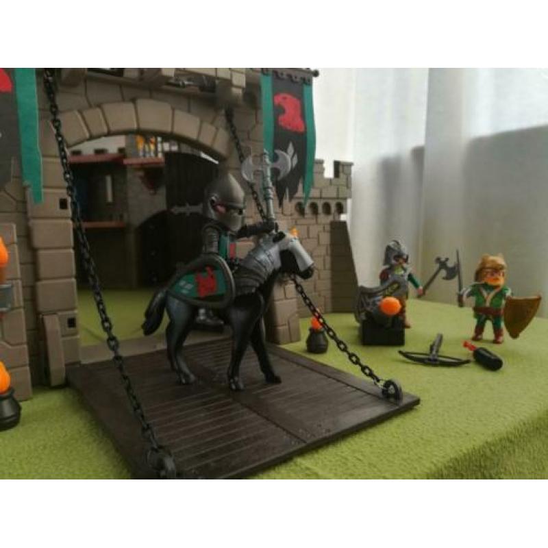 Playmobil Ridders - Kasteel, Aanvalstoren, Groene Draak