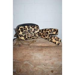 JOSH V - Prachtige leren leopard bag - Nieuw €199 - JOSHV