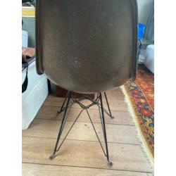 Eames Herman Miller Dsr Side Chair On Eiffel Base VINTAGE