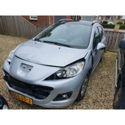 2xPeugeot 207 SW 1.4 95pk 2010 Grijs clima airco