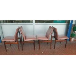 Vintage stoelen Inger Klingenberg Fristho Franeker 4 st.