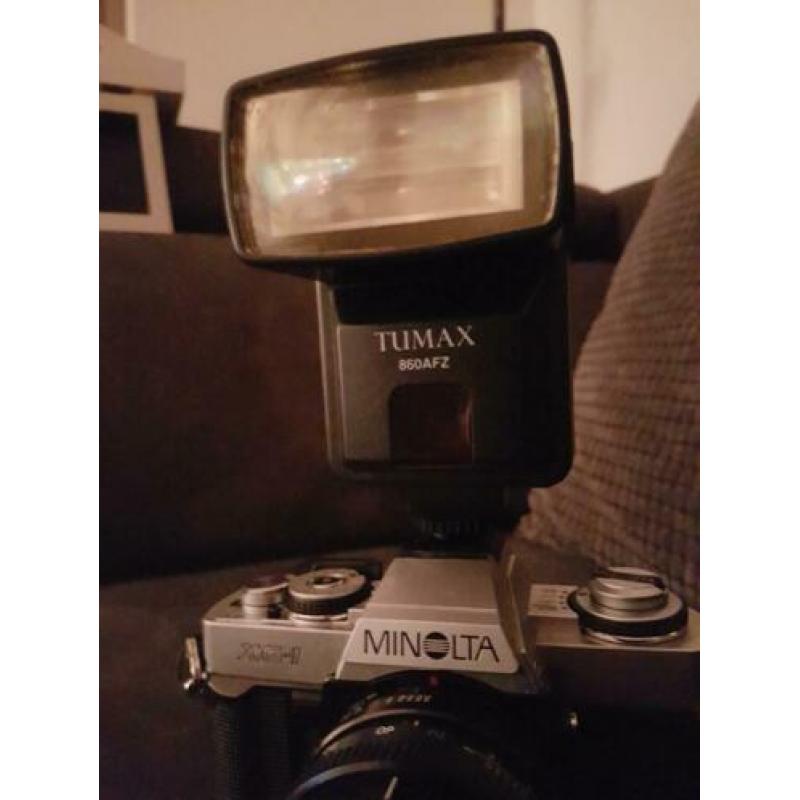 Minolta camera met fliters