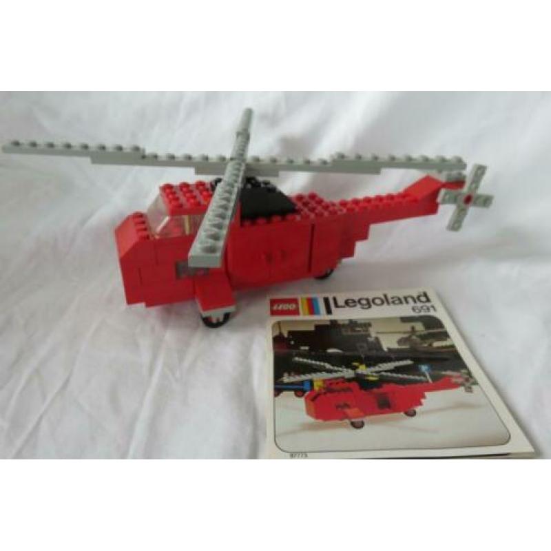 Lego Legoland, set 691 Reddingshelicopter