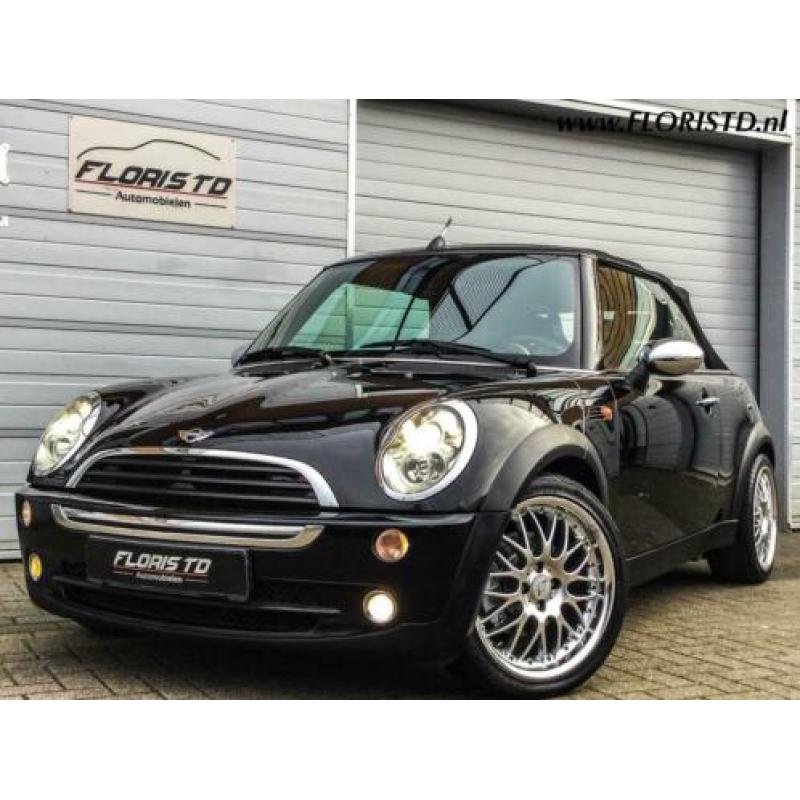 Mini Mini 1.6 16V Cooper Cabrio 2004 Zwart*FULL OPTION*BBS!!