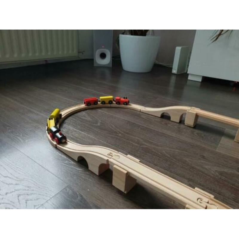 Houten speelgoed trein