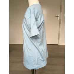 BASICS licht blauw shirt mt 140 netjes ZD