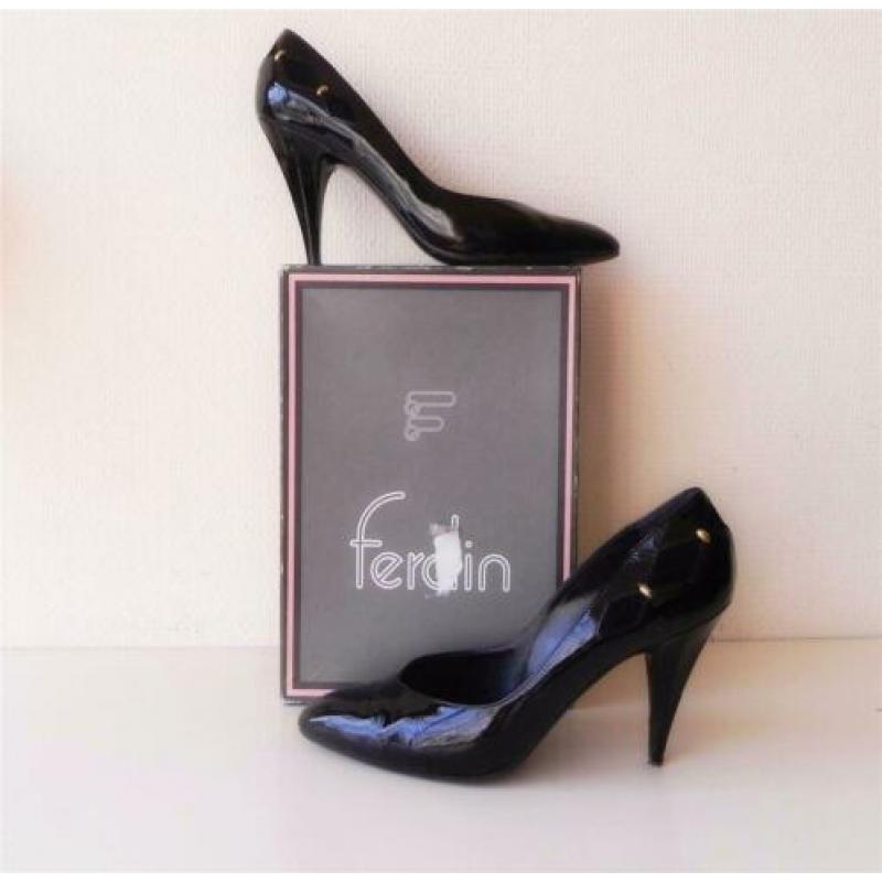 1489 VINTAGE Ferdin sexy highheels lak pumps 38 39