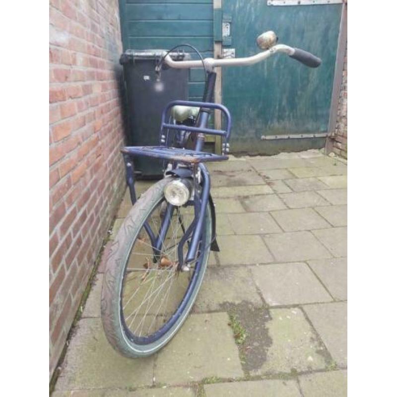 te koop jongensfiets blauw