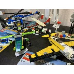 Partij lego vliegtuigen en helicopters 11 sets creator oa