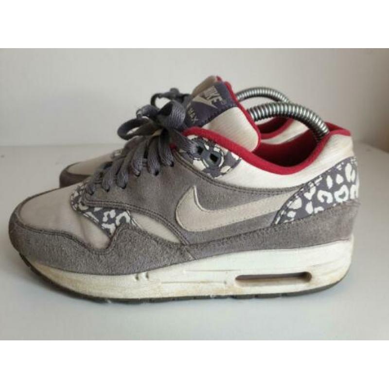 Nike air max 1 maat 38 snow leopard sneakers