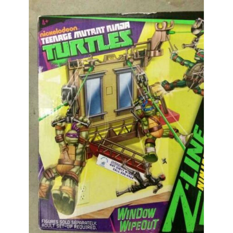 Teenage mutant ninja turtels zip line mét Turtle