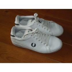 Witte leren Fred Perry heren sneakers maat 42