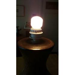 Retro West germany lamp/lampvoet keramiek