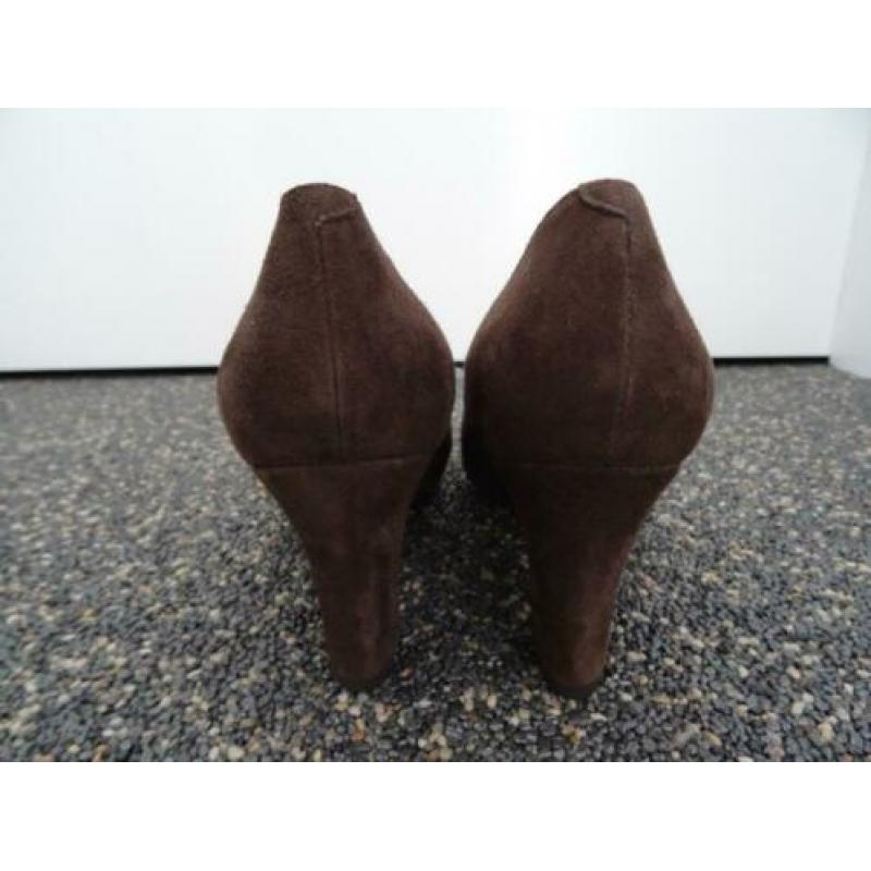 unisa suede pumps taupe 39,5 nieuw