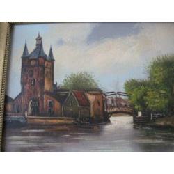 schilderij Noord- en Zuidhavenpoort Zierikzee