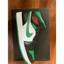 Nike air Jordan 1 mid green toe 44