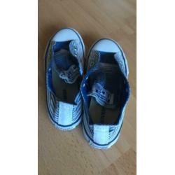 All Star gympen All Stars wit blauw gestreept laag maat 30