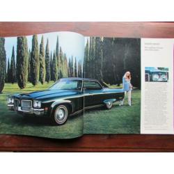 1971 Oldsmobile prestige brochure