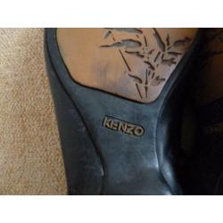 Zwart leren KENZO schoenen maat 42