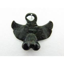 Roman bronze fallus amulet