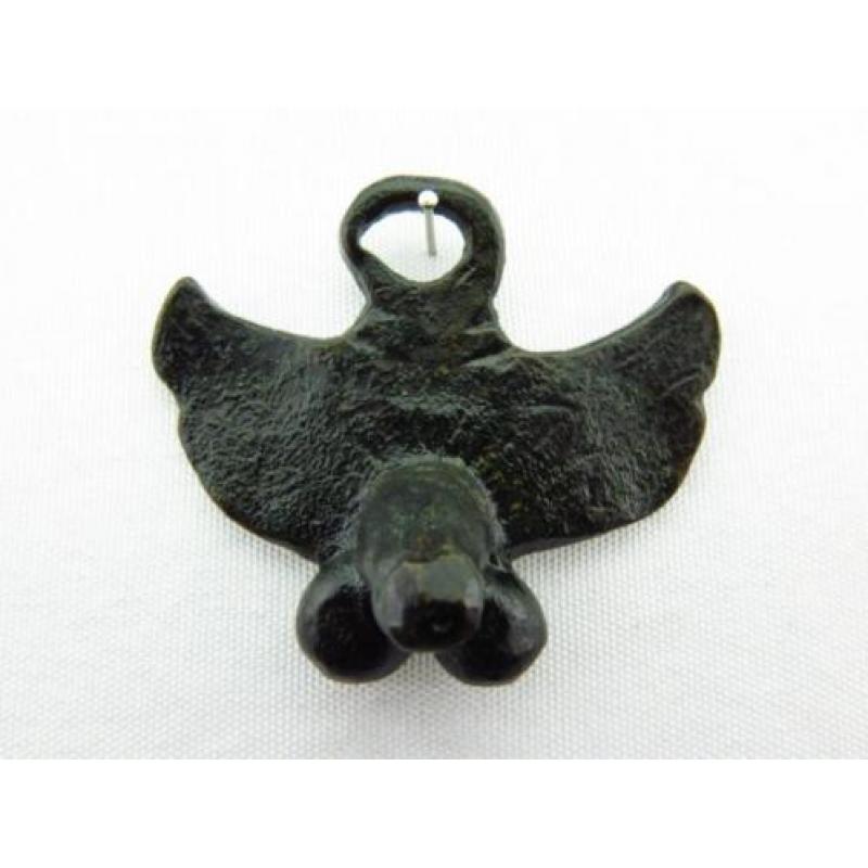 Roman bronze fallus amulet