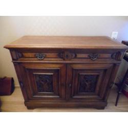 eikenhouten buffet kast