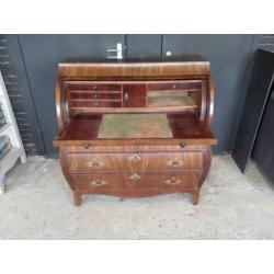 Bureau, Cilinderbureau, Secretaire, Louis XV, Mahonie