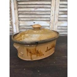 Antieke Franse paté pot