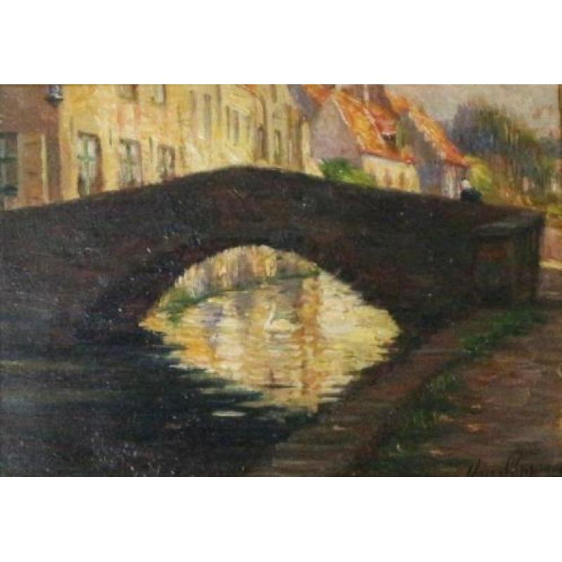 Omer Coppens, le vieux pont à Bruges