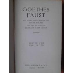 Goethes Faust (uitgave uit 1924!)