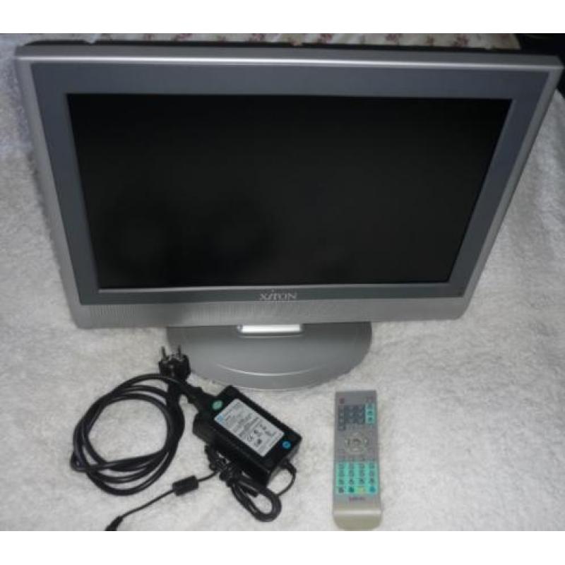 Xiron DVTV 1928W LCD 19" Met DVD-Speler + Afstandsbediening