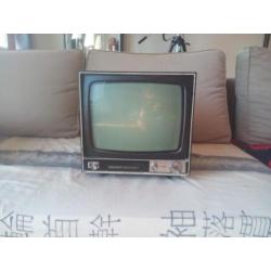 Vintage 1970's Sony TV-110 Draagbaar 10.5 inch TV met VTR