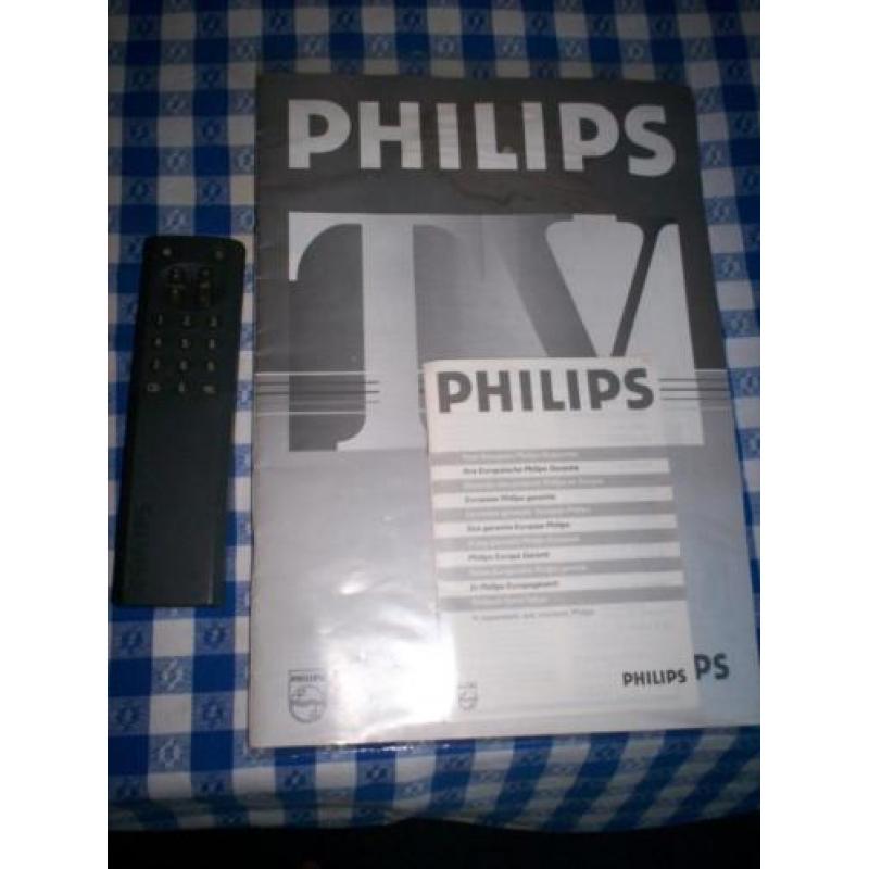 Philips Kleuren Portable T.V. 36cm.