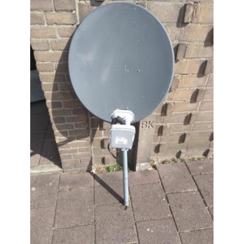 Compleet satelliet paket HD decoder schotel dubbele HD kop