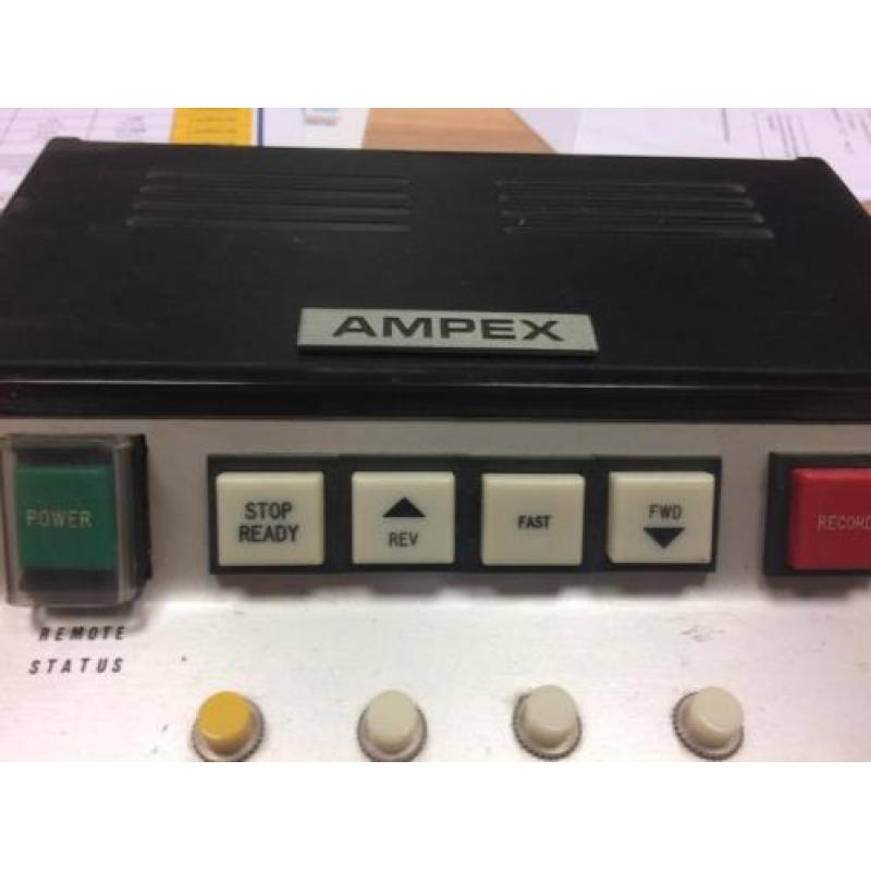 Ampex pro recorder spullen (remote + kaarten)