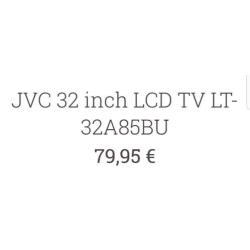 JVC lcd tv 32 inch