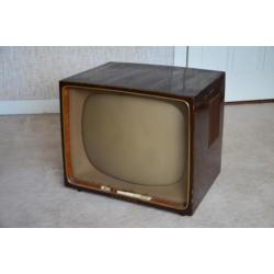 Retro Vintage TV Grundig Zauberspiegel Type 53T10 Oude TV