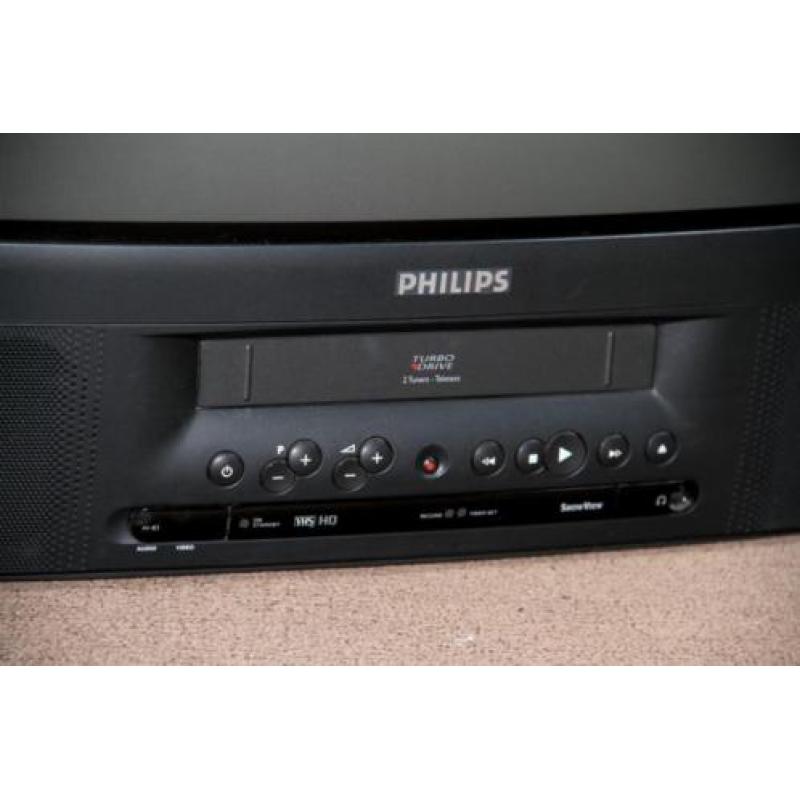 Philips televisie met ingebouwde viderecorder