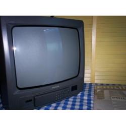 Philips Kleuren Portable T.V. 36cm.