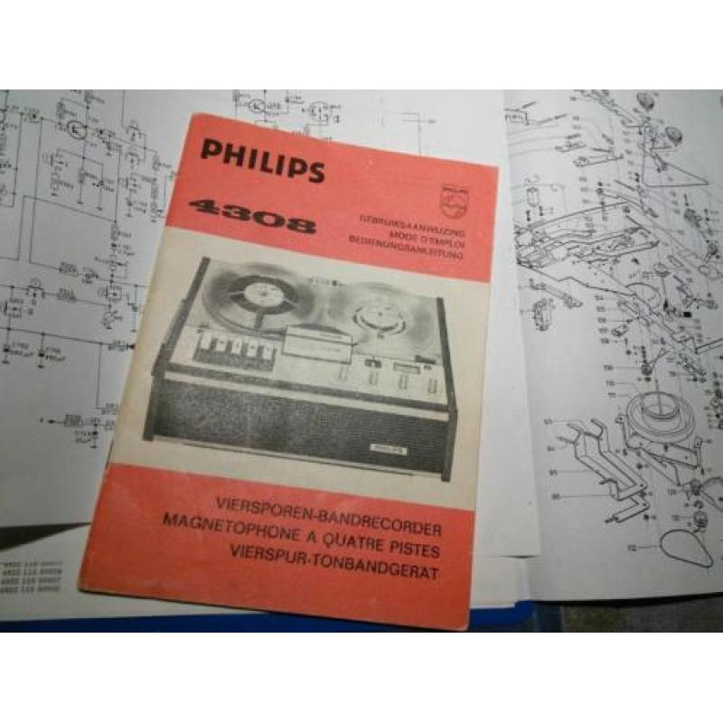 Philips 4308 Gebruiksaanwijzing en service manual