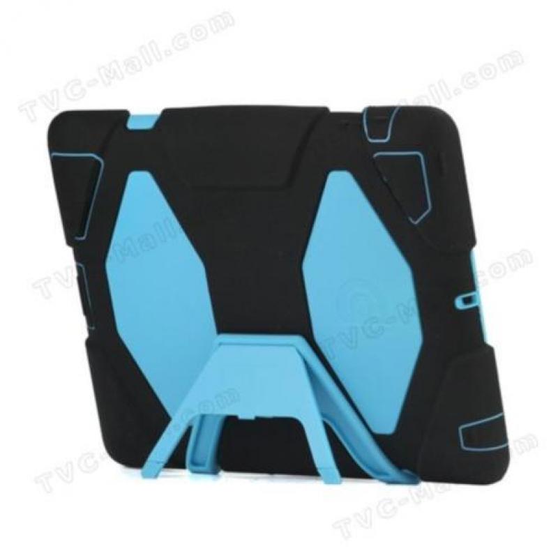 Griffin Survivor Apple iPad 2/3/4 hoes zwart-licht blauw