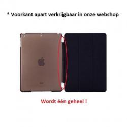 iPad Air 1 achterkant hoes hoesje case Doorzichtig - Zwart