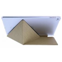 OU Case Gold TPU Leather Flip Cover Met Standaard iPad Air